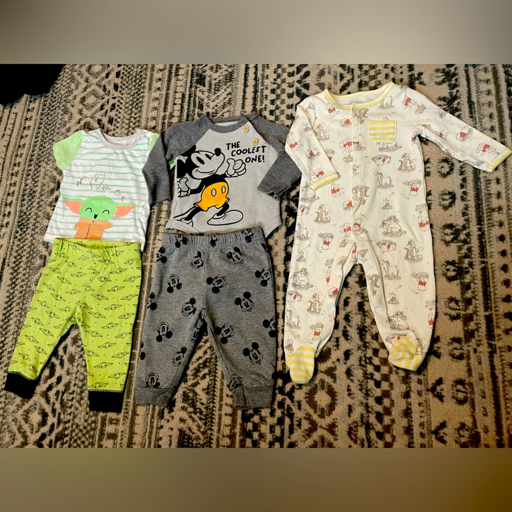 Baby Boy Disney Clothes Bundle